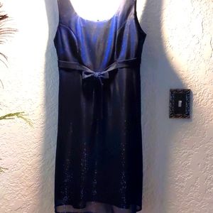 All That Jazz Women's Midi Shimmering Blue Dress Size 5/6
